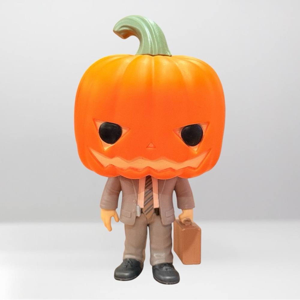 The Office Dwight Pumpkin Head Funko Pop Figure